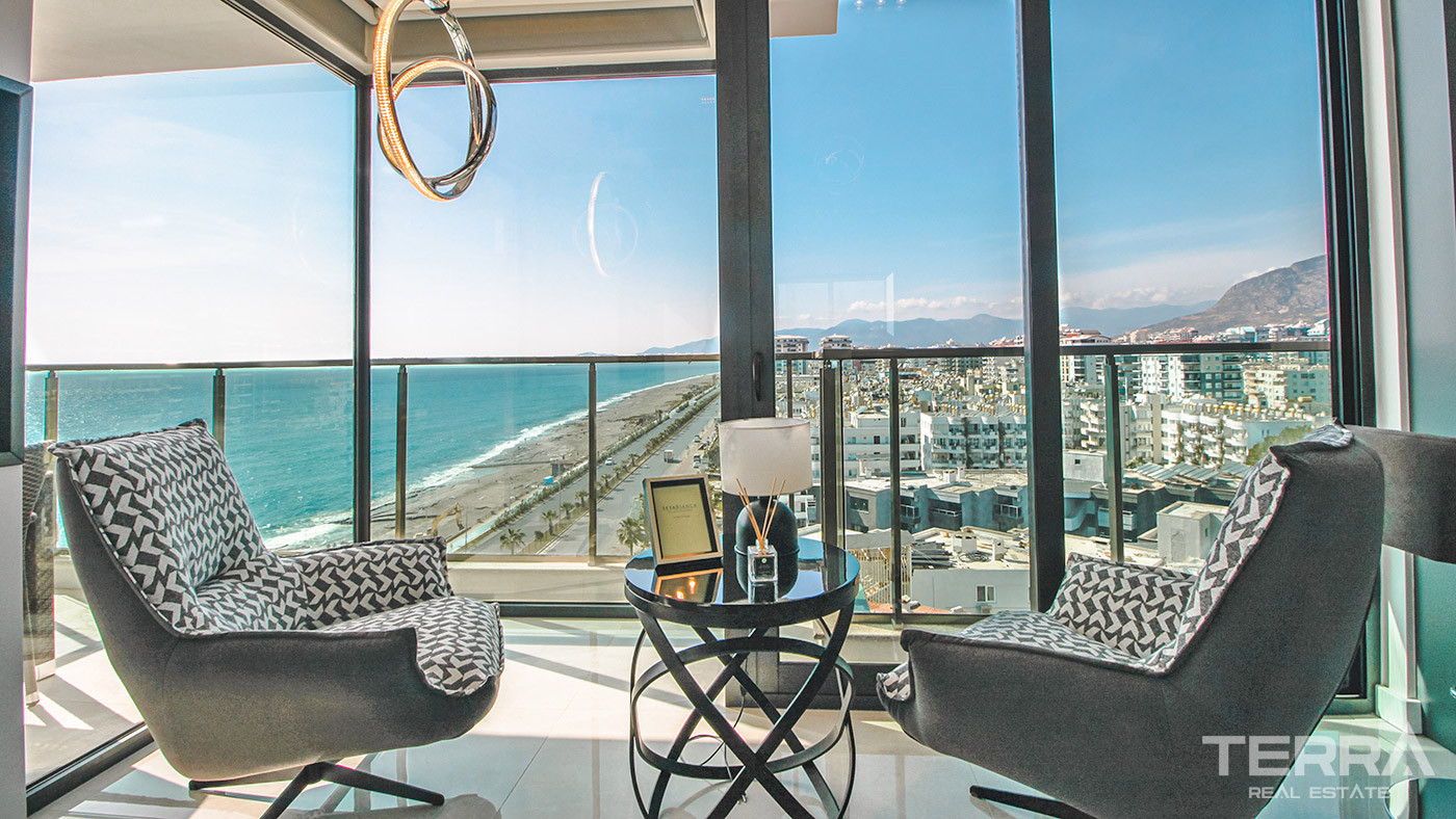 Sea Front New Apartments for Sale in Alanya Mahmutlar - 72380