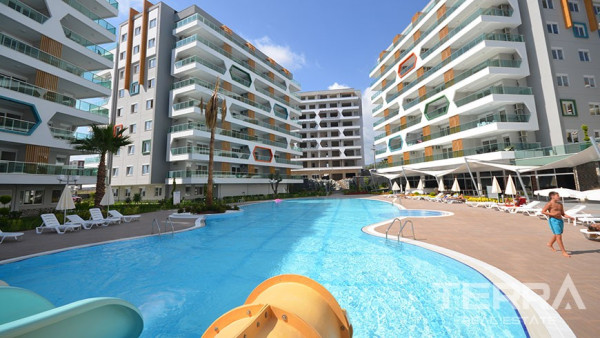 Furnished 2 bedroom apartment for sale Avsallar Alanya at Emerald Park