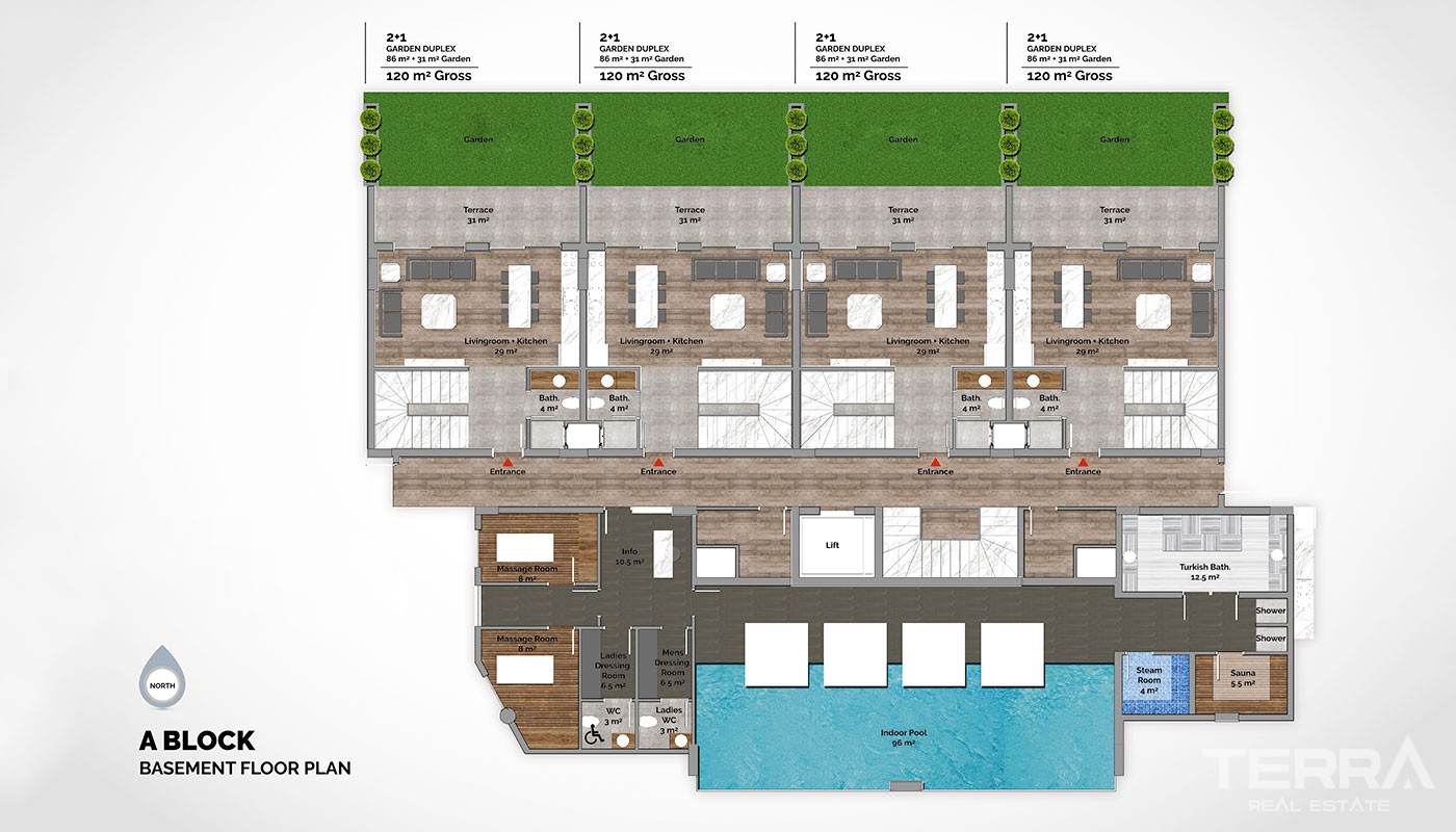 Luxury Apartments for Sale in Alanya City Center – C-Lounge Cleopatra - 12582