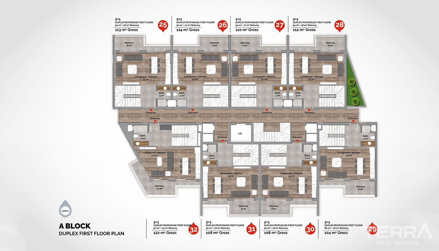 Luxury Apartments for Sale in Alanya City Center – C-Lounge Cleopatra - 12586