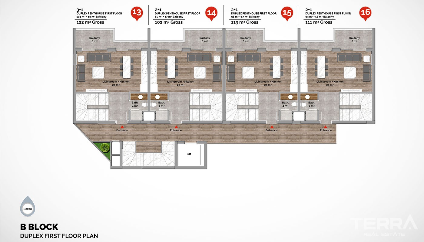 Luxury Apartments for Sale in Alanya City Center – C-Lounge Cleopatra - 12592