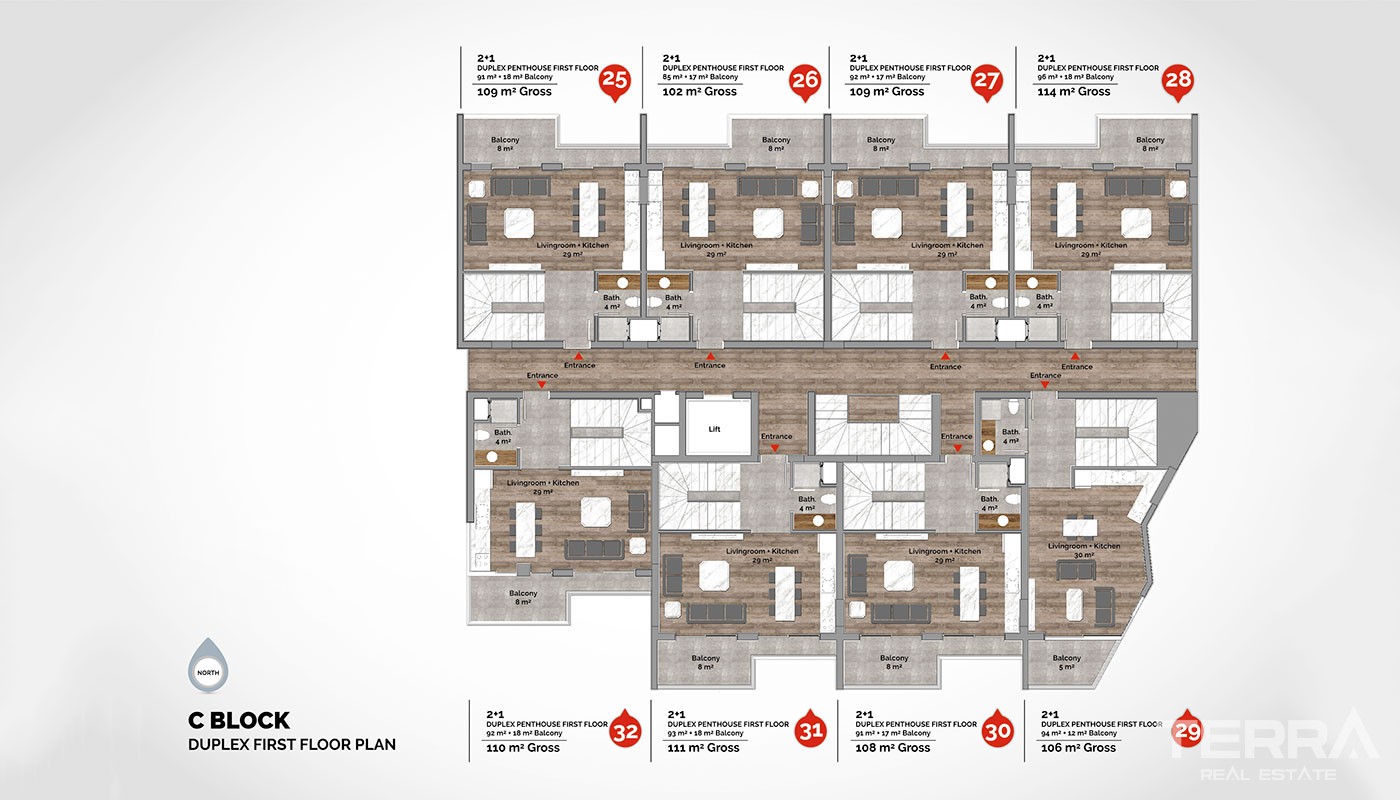 Luxury Apartments for Sale in Alanya City Center – C-Lounge Cleopatra - 12598