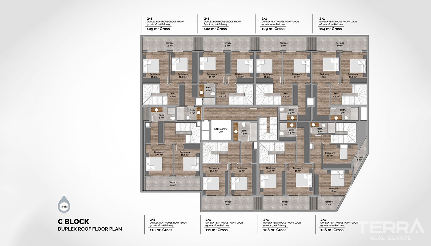 Luxury Apartments for Sale in Alanya City Center – C-Lounge Cleopatra - 12599