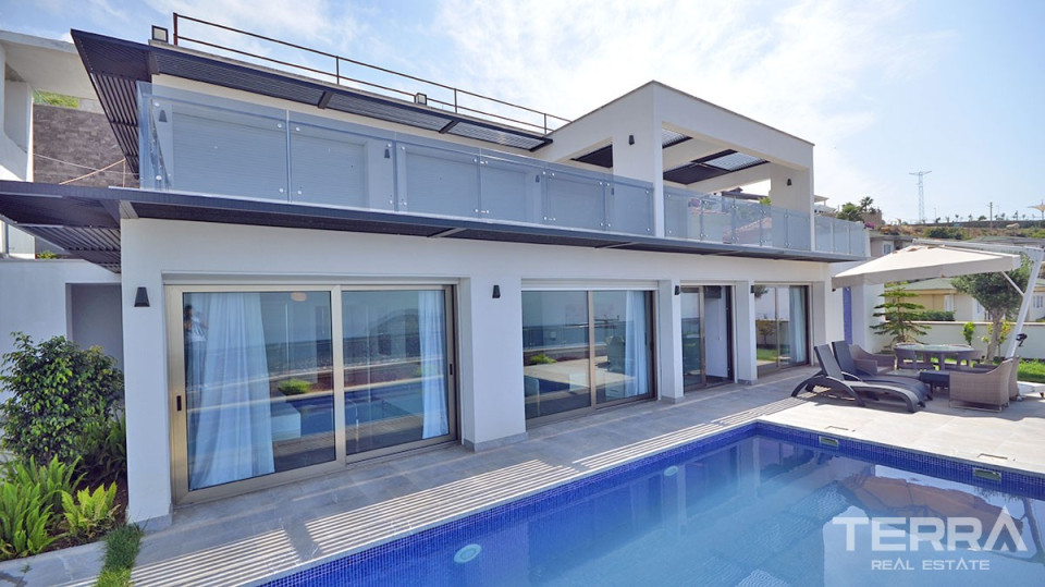 Exclusive houses for sale in Alanya Bektaş with amazing sea view