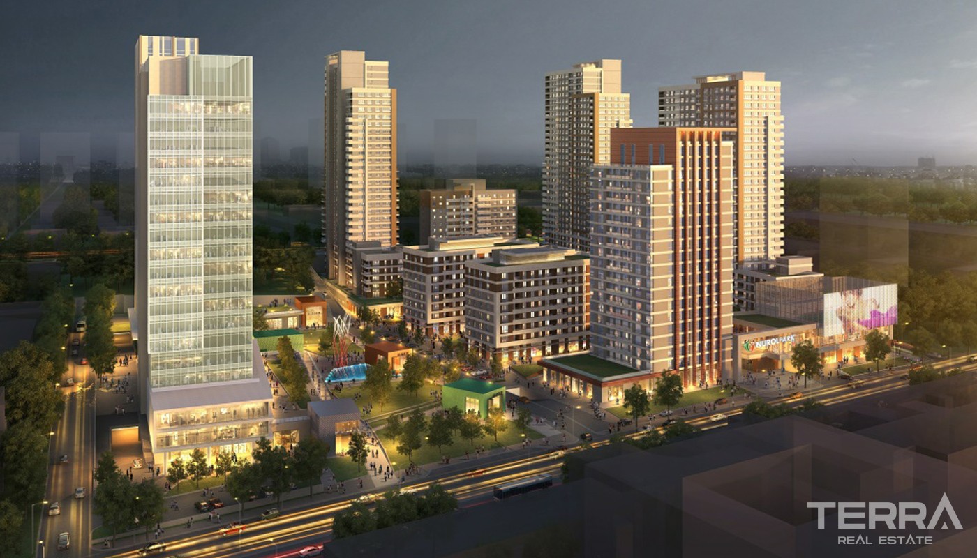Exclusive Istanbul Flats with Smart Home System in Nurol Park Güneşli