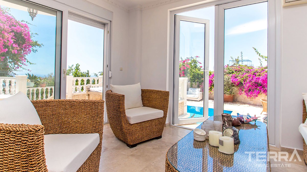 Magnifiques Villas avec Vue sur la Mer à Vendre à Alanya, Cikcilli - 13431