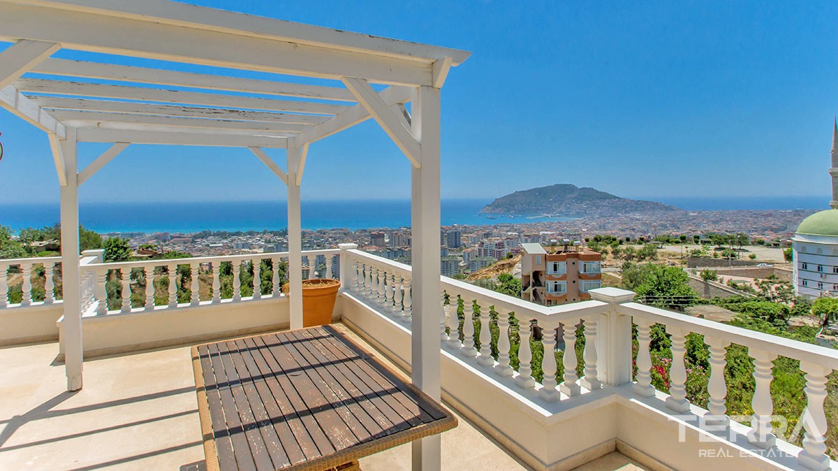 Magnifiques Villas avec Vue sur la Mer à Vendre à Alanya, Cikcilli - 13442