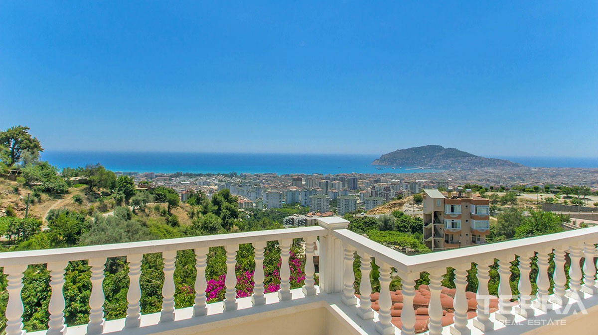 Magnifiques Villas avec Vue sur la Mer à Vendre à Alanya, Cikcilli - 13443