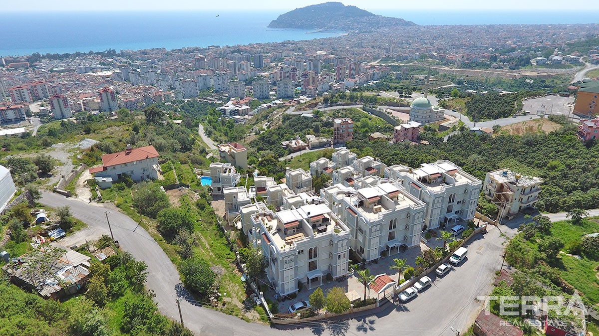 Magnifiques Villas avec Vue sur la Mer à Vendre à Alanya, Cikcilli - 13444