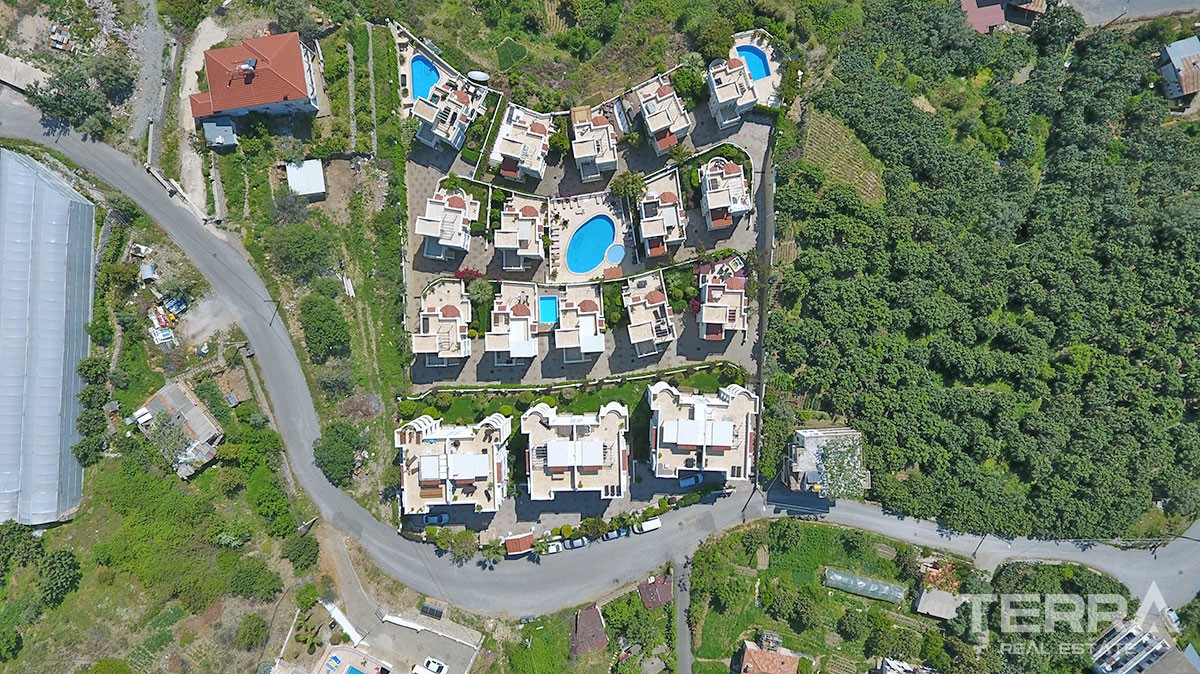 Magnifiques Villas avec Vue sur la Mer à Vendre à Alanya, Cikcilli - 13445