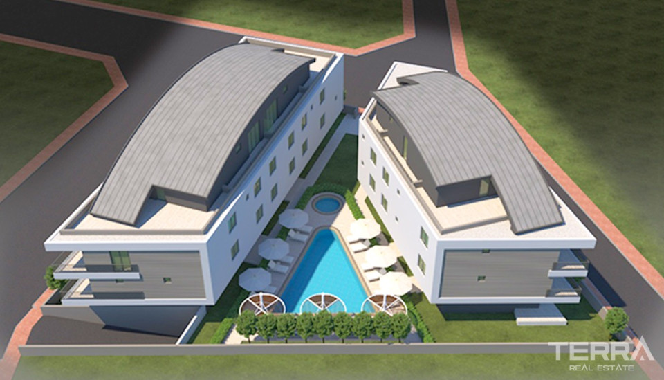 Modern Designed Brand New Apartments in Antalya