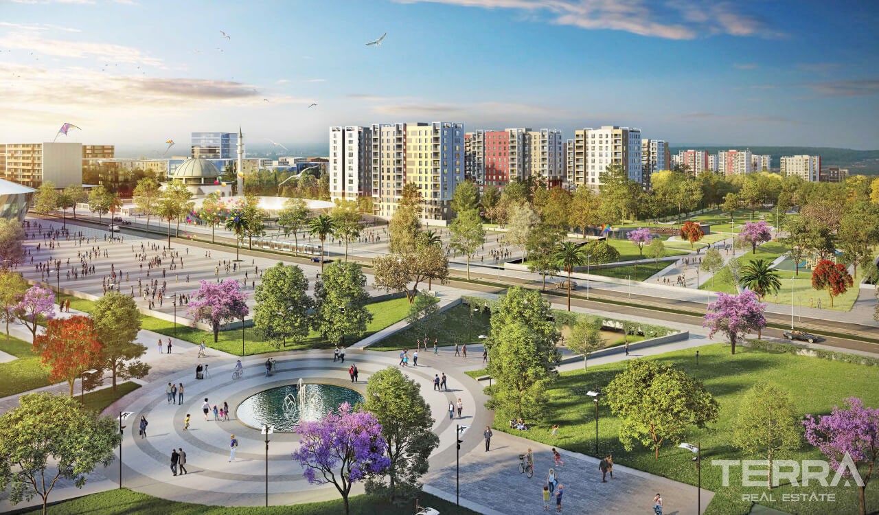 Antalya Apartments in an Impressive Mega Development in Antalya Kepez - 37376