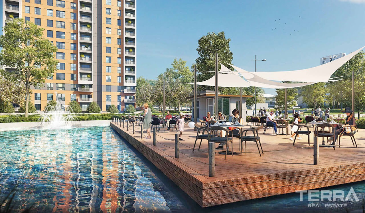 Antalya Apartments in an Impressive Mega Development in Antalya Kepez - 37379