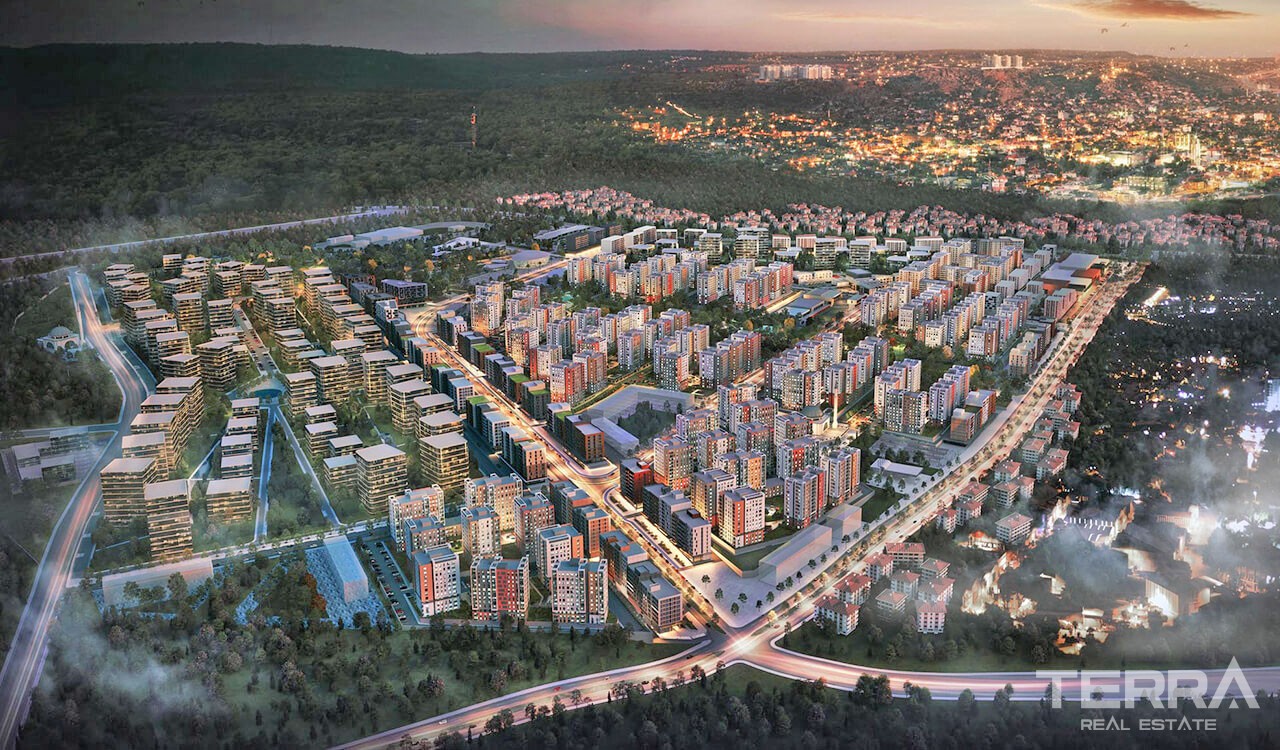 Antalya Apartments in an Impressive Mega Development in Antalya Kepez - 37384