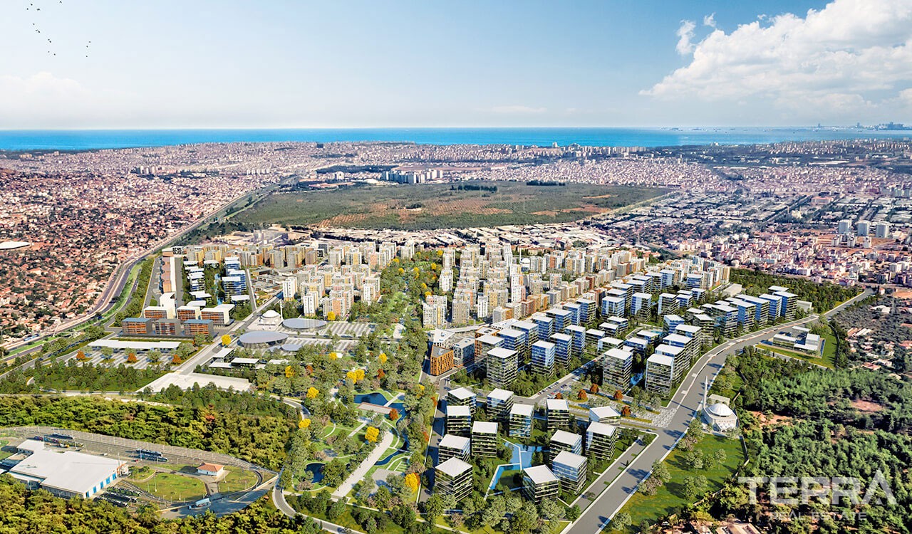 Antalya Apartments in an Impressive Mega Development in Antalya Kepez - 37385