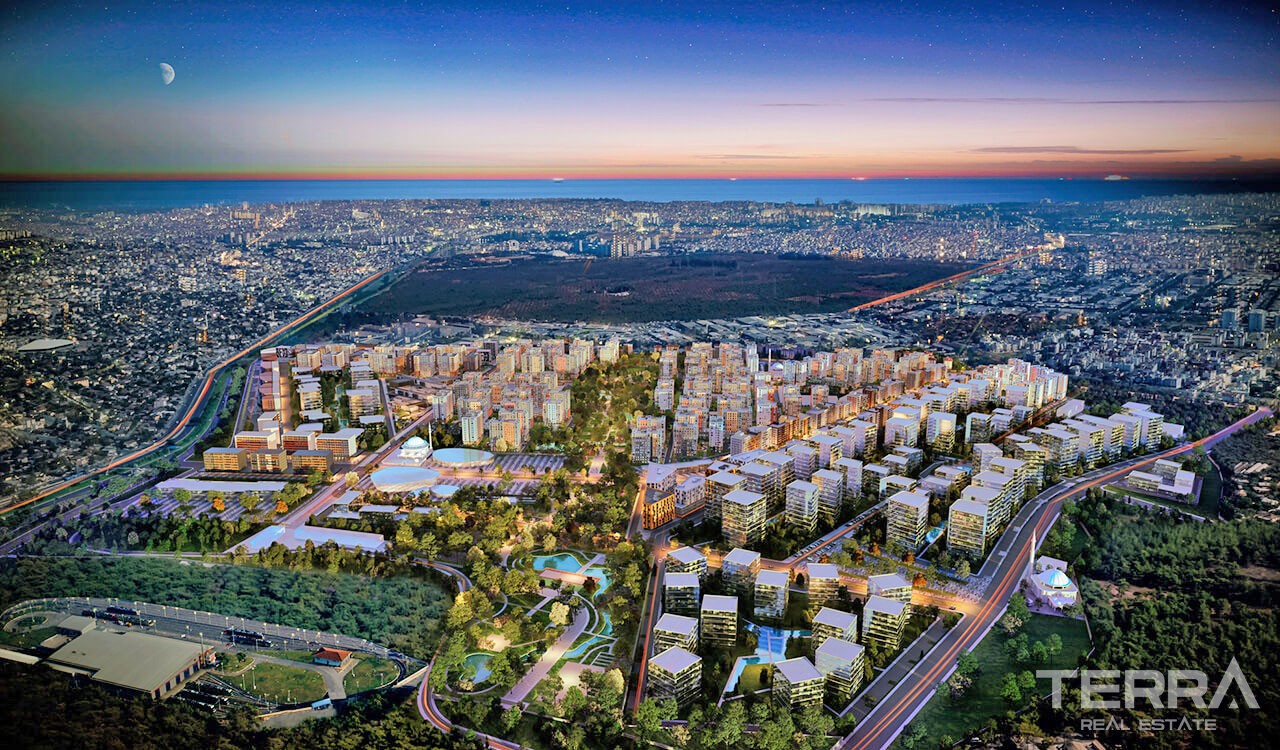 Antalya Apartments in an Impressive Mega Development in Antalya Kepez - 37386