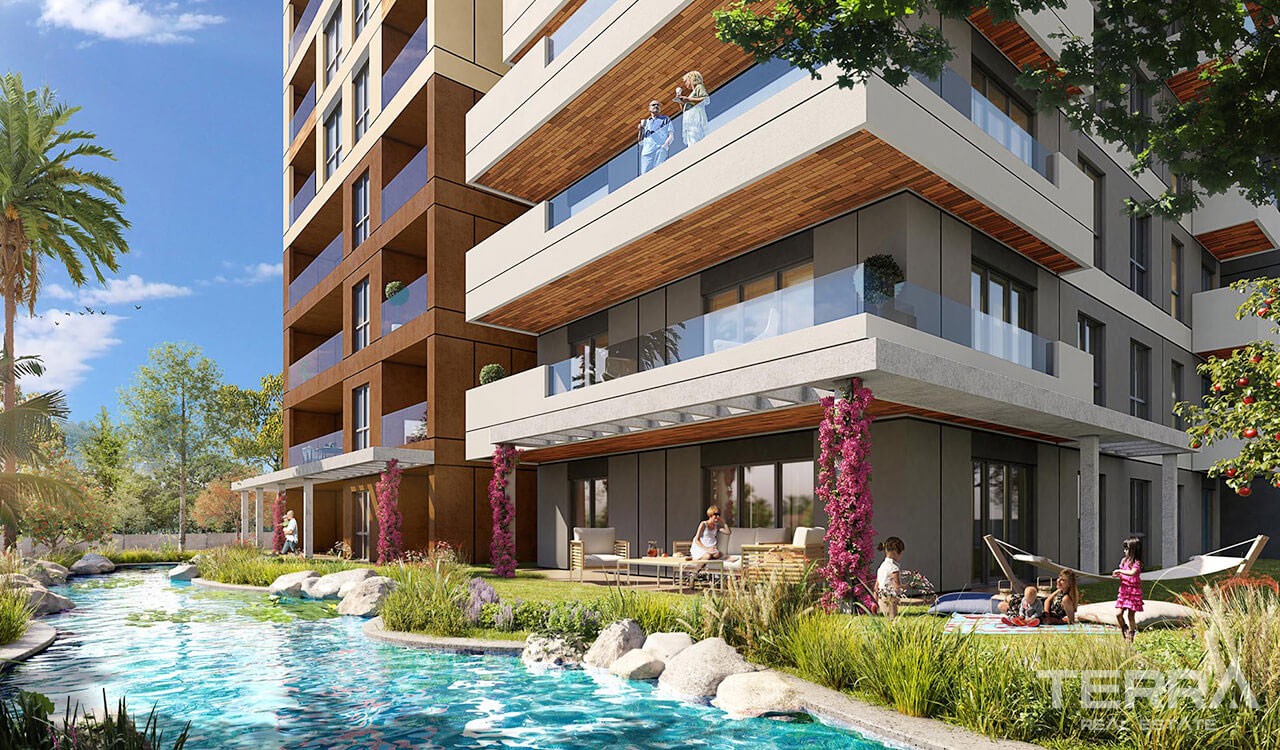Antalya Apartments in an Impressive Mega Development in Antalya Kepez - 37392