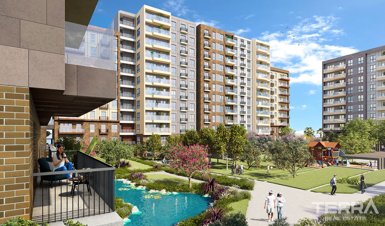 Antalya Apartments in an Impressive Mega Development in Antalya Kepez - 37393