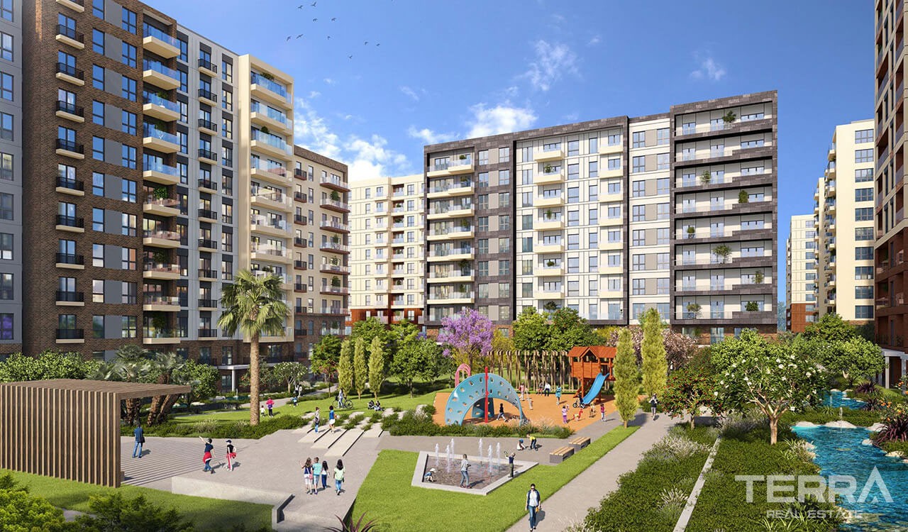 Antalya Apartments in an Impressive Mega Development in Antalya Kepez - 37394