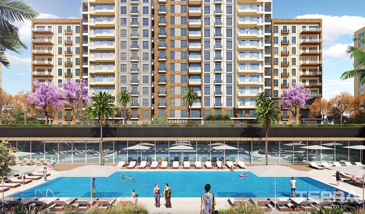 Antalya Apartments in an Impressive Mega Development in Antalya Kepez - 37399