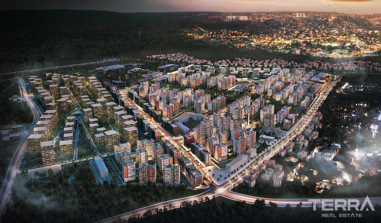 Antalya Apartments in an Impressive Mega Development in Antalya Kepez - 37401