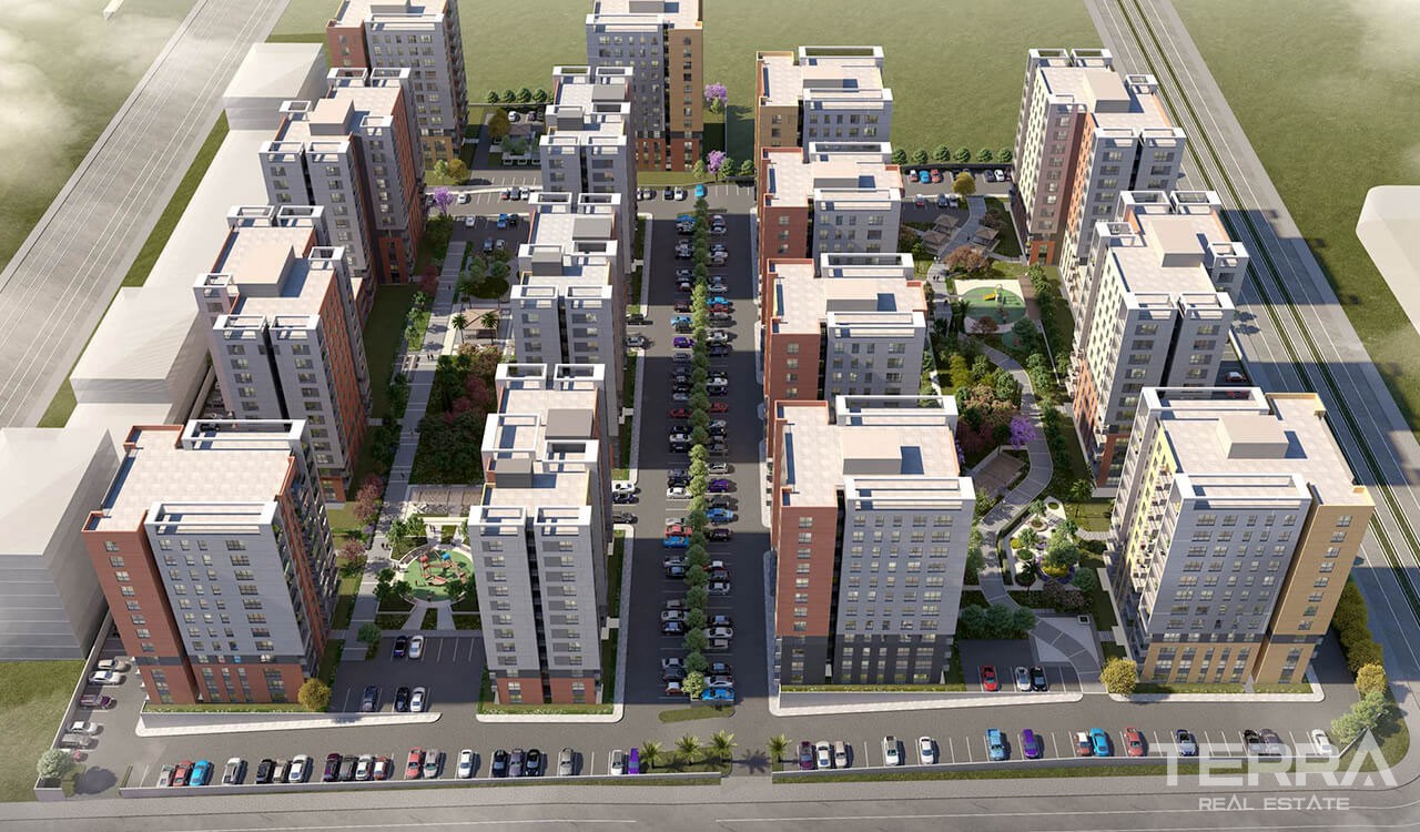 Antalya Apartments in an Impressive Mega Development in Antalya Kepez - 37410