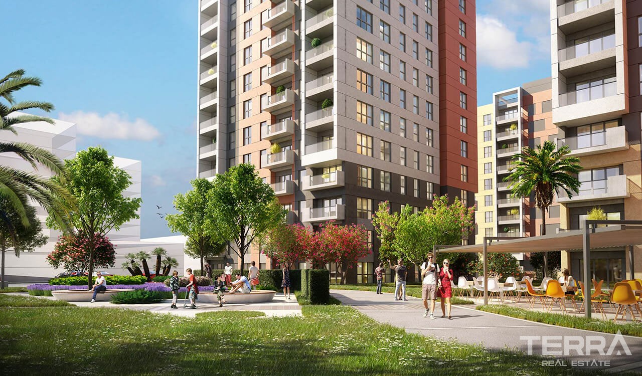 Antalya Apartments in an Impressive Mega Development in Antalya Kepez - 37411