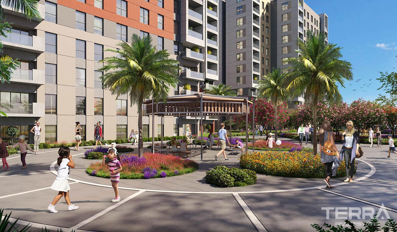 Antalya Apartments in an Impressive Mega Development in Antalya Kepez - 37416