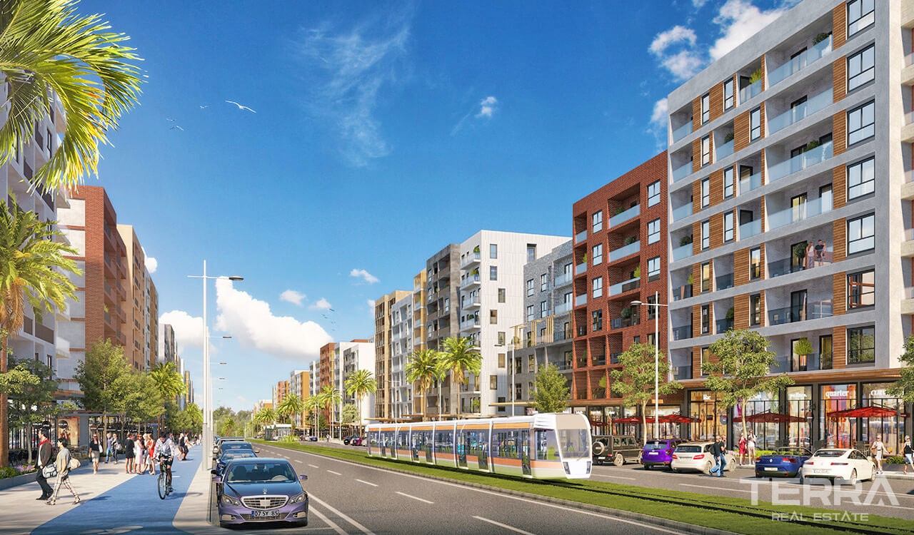 Antalya Apartments in an Impressive Mega Development in Antalya Kepez - 37424