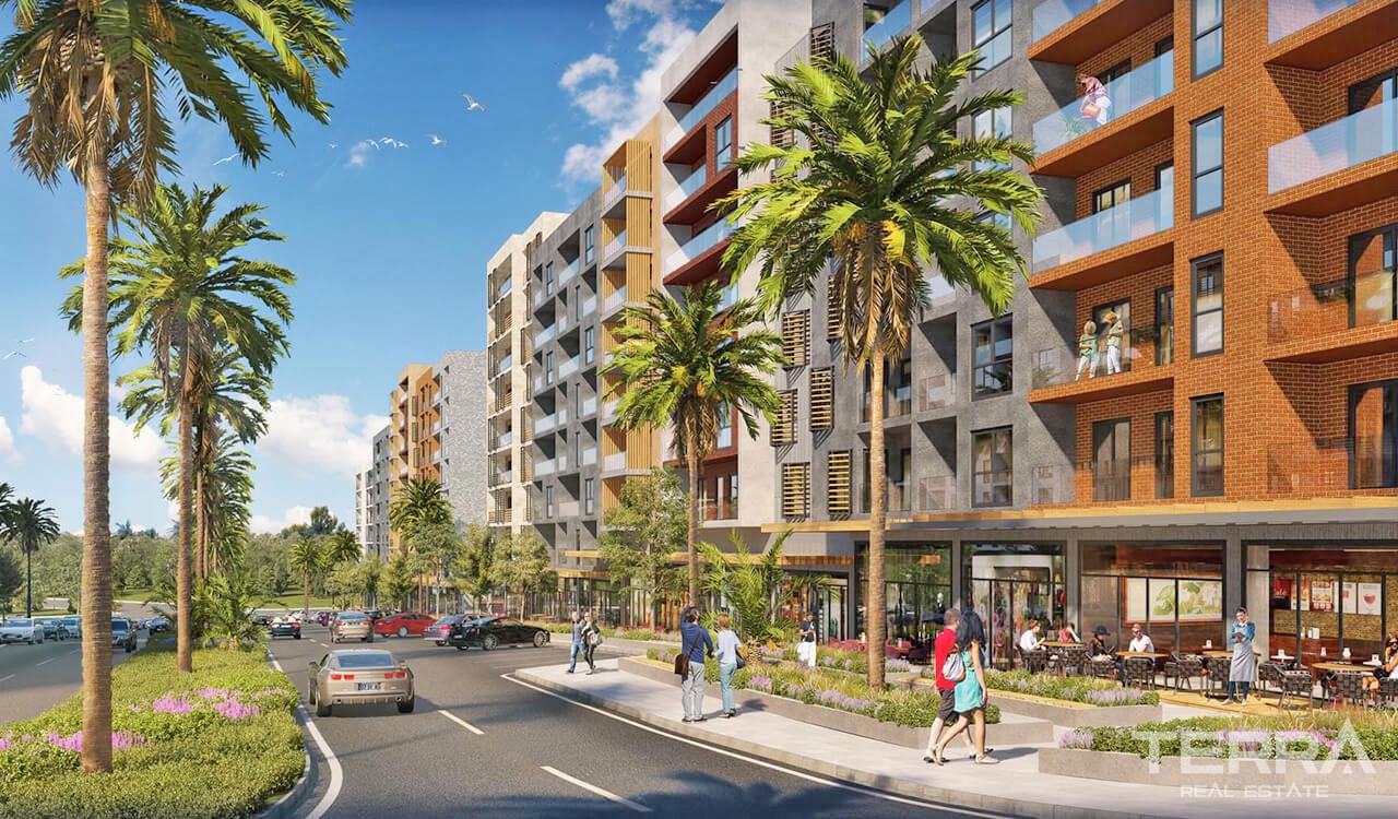Antalya Apartments in an Impressive Mega Development in Antalya Kepez - 37425