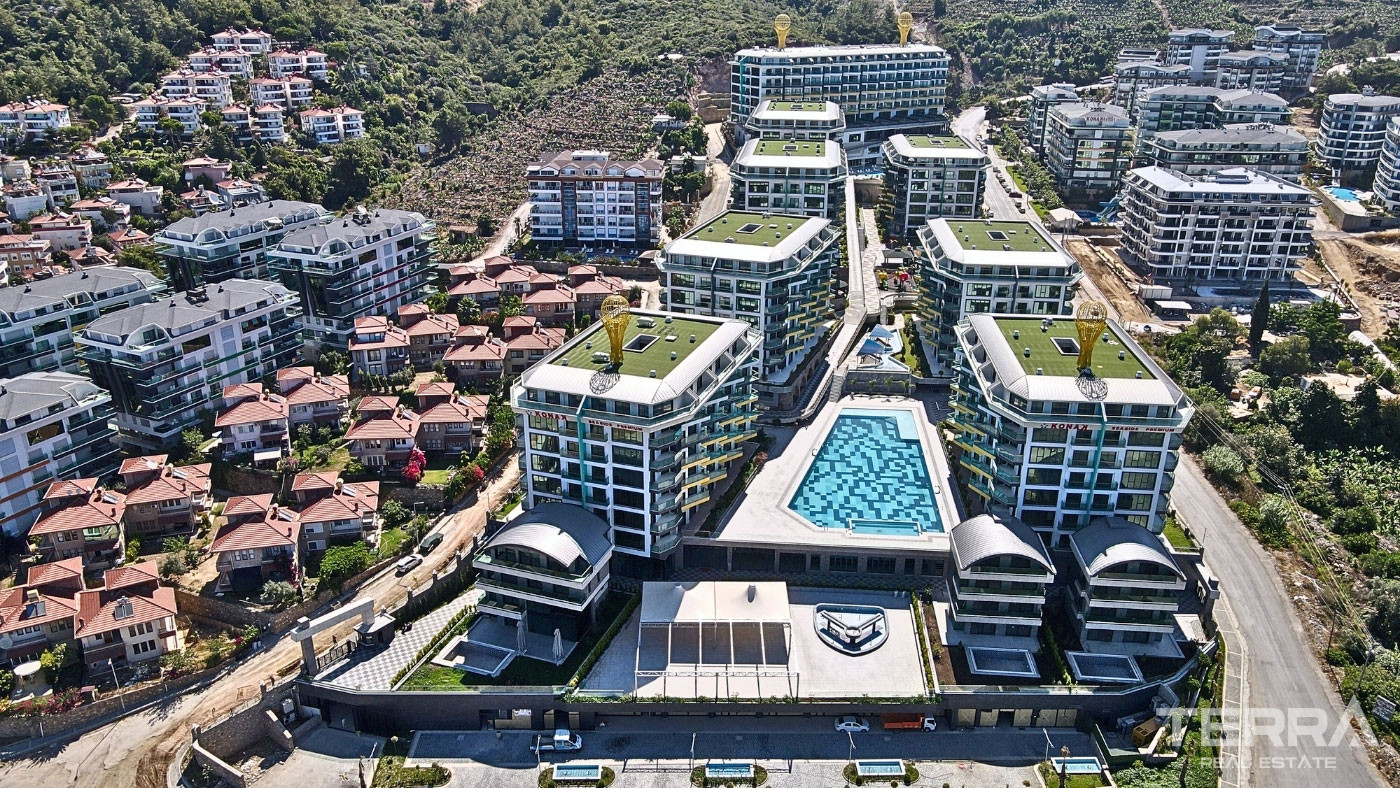 Luxury Sea-front Apartments for Sale in Alanya Kargıcak - 100238