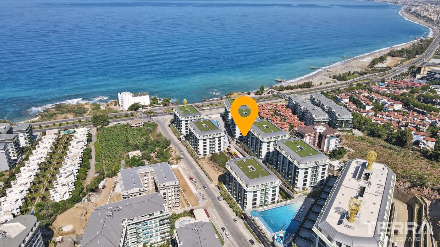 Luxury Sea-front Apartments for Sale in Alanya Kargıcak - 100240