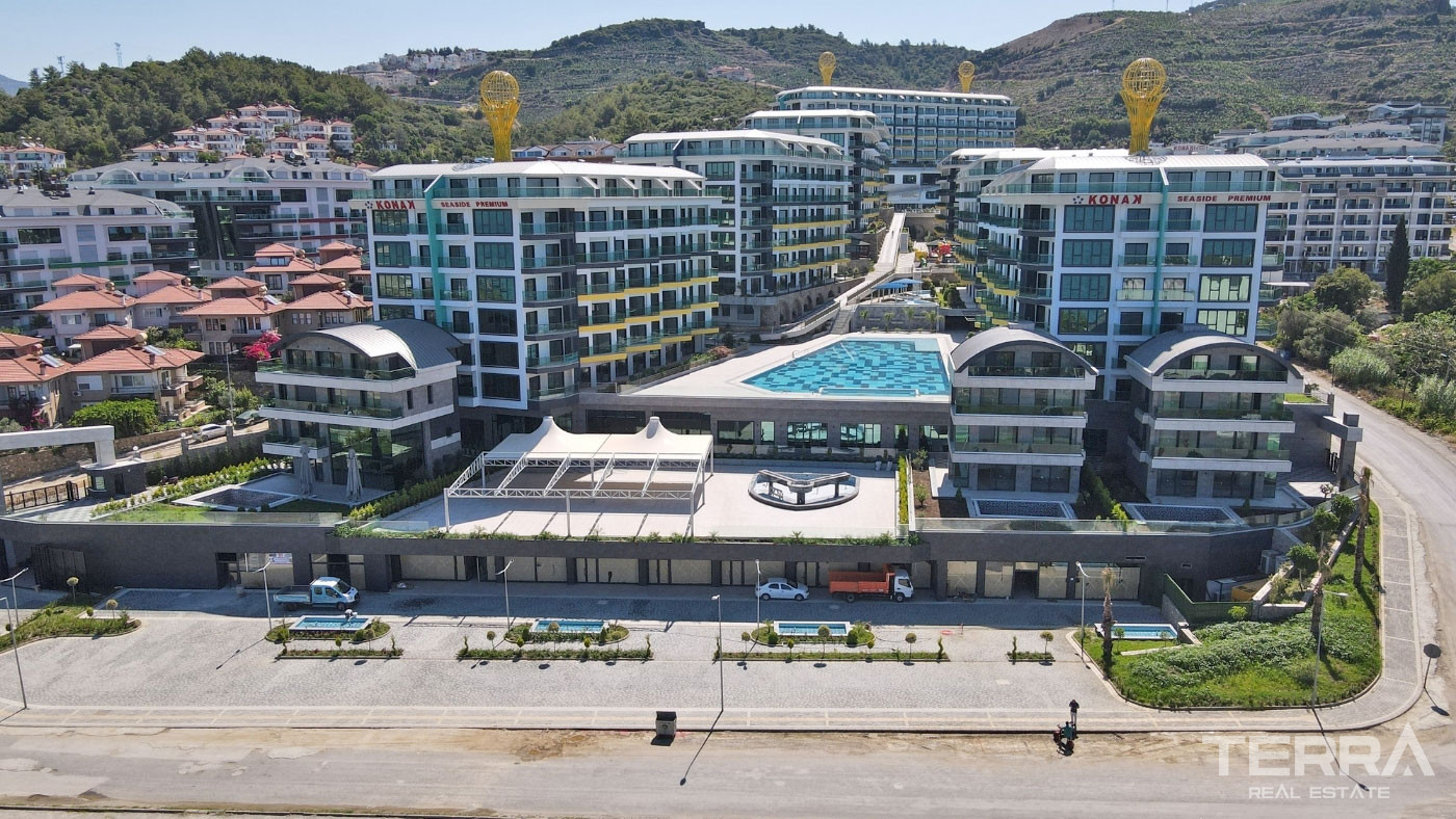 Luxury Sea-front Apartments for Sale in Alanya Kargıcak - 100241
