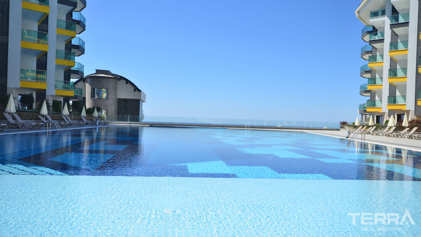 Luxury Sea-front Apartments for Sale in Alanya Kargıcak - 100245
