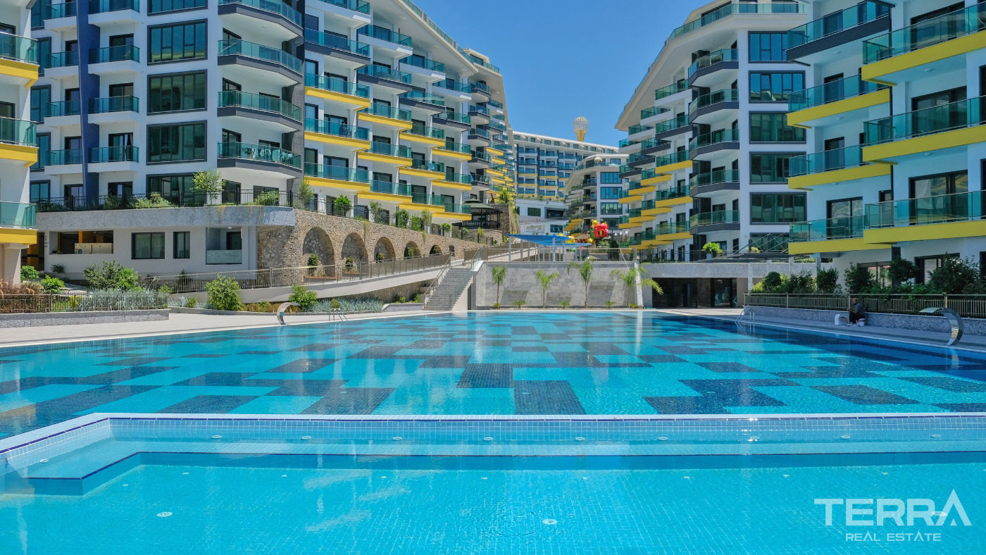 Luxury Sea-front Apartments for Sale in Alanya Kargıcak - 100246