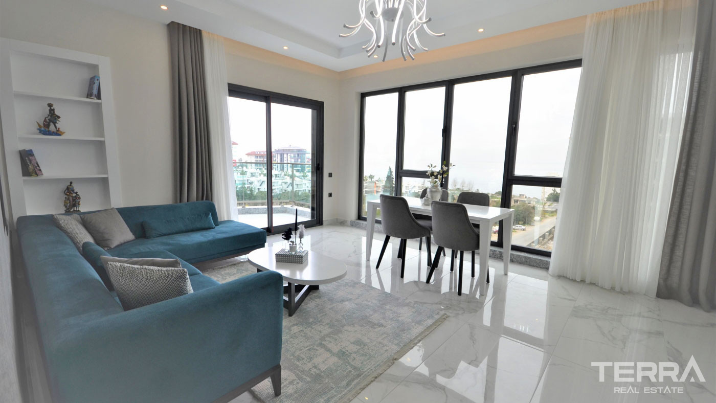Luxury Sea-front Apartments for Sale in Alanya Kargıcak - 100269