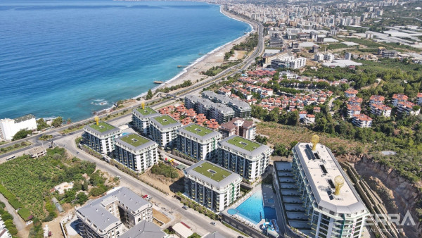 Luxury Sea-front Apartments for Sale in Alanya Kargıcak
