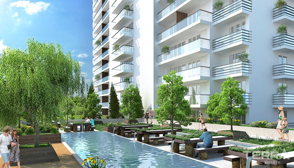 Futuristic Apartments in Istanbul on the Anatolian Side