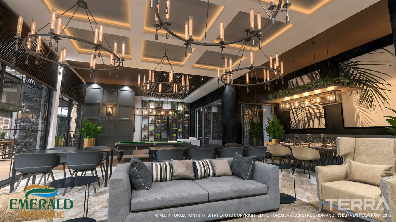 Emerald Riverside — Apartments for Sale in Alanya, Oba, Turkey - 124620
