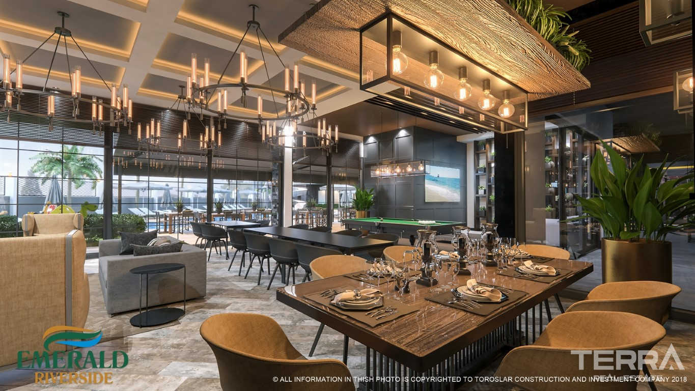 Emerald Riverside — Apartments for Sale in Alanya, Oba, Turkey - 124622
