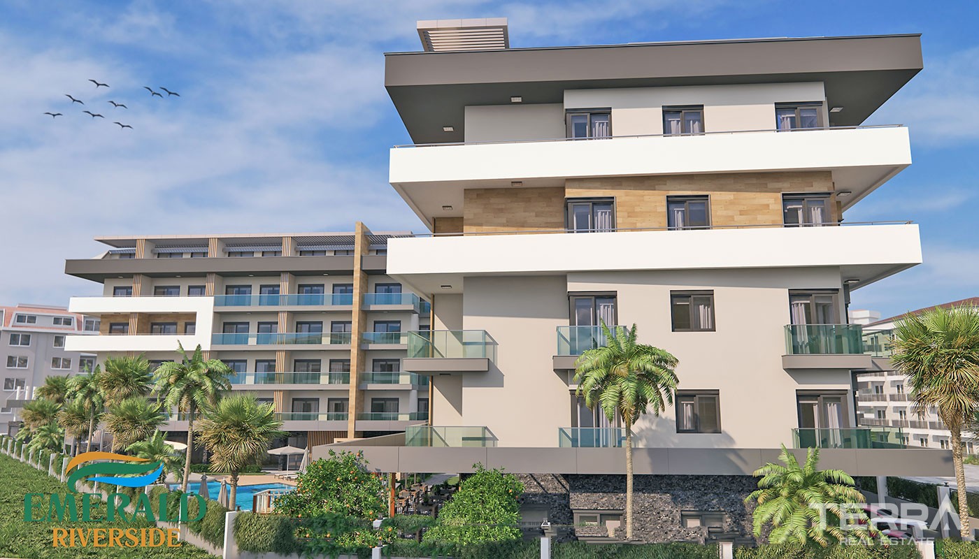 Emerald Riverside — Apartments for Sale in Alanya, Oba, Turkey - 17159