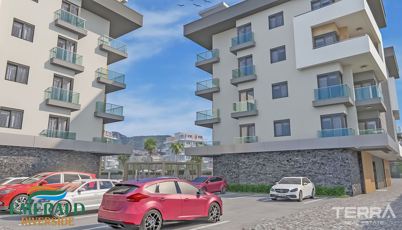 Emerald Riverside — Apartments for Sale in Alanya, Oba, Turkey - 17160