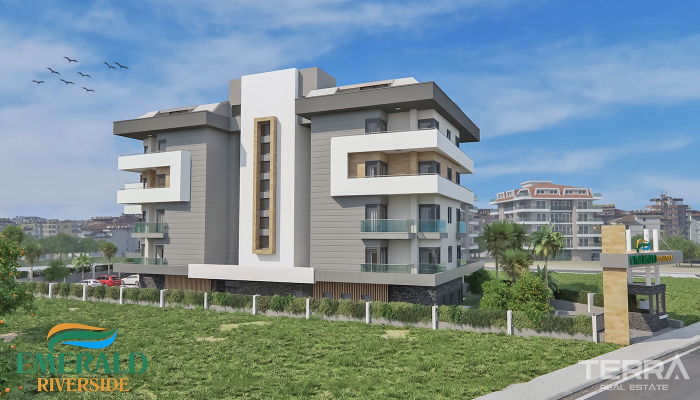 Emerald Riverside — Apartments for Sale in Alanya, Oba, Turkey - 17161