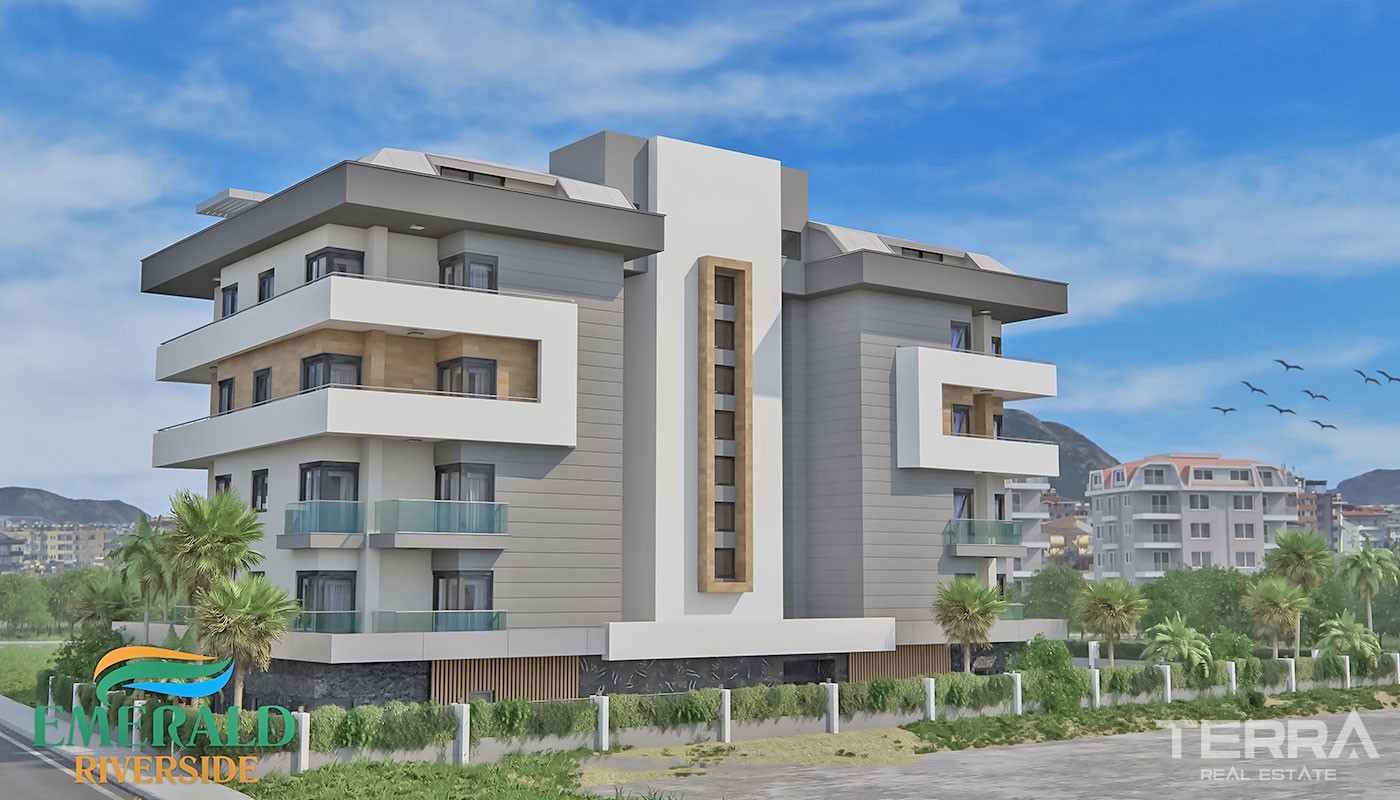 Emerald Riverside — Apartments for Sale in Alanya, Oba, Turkey - 17162