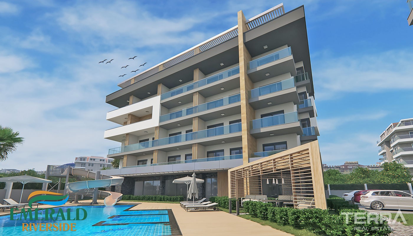 Emerald Riverside — Apartments for Sale in Alanya, Oba, Turkey - 17164