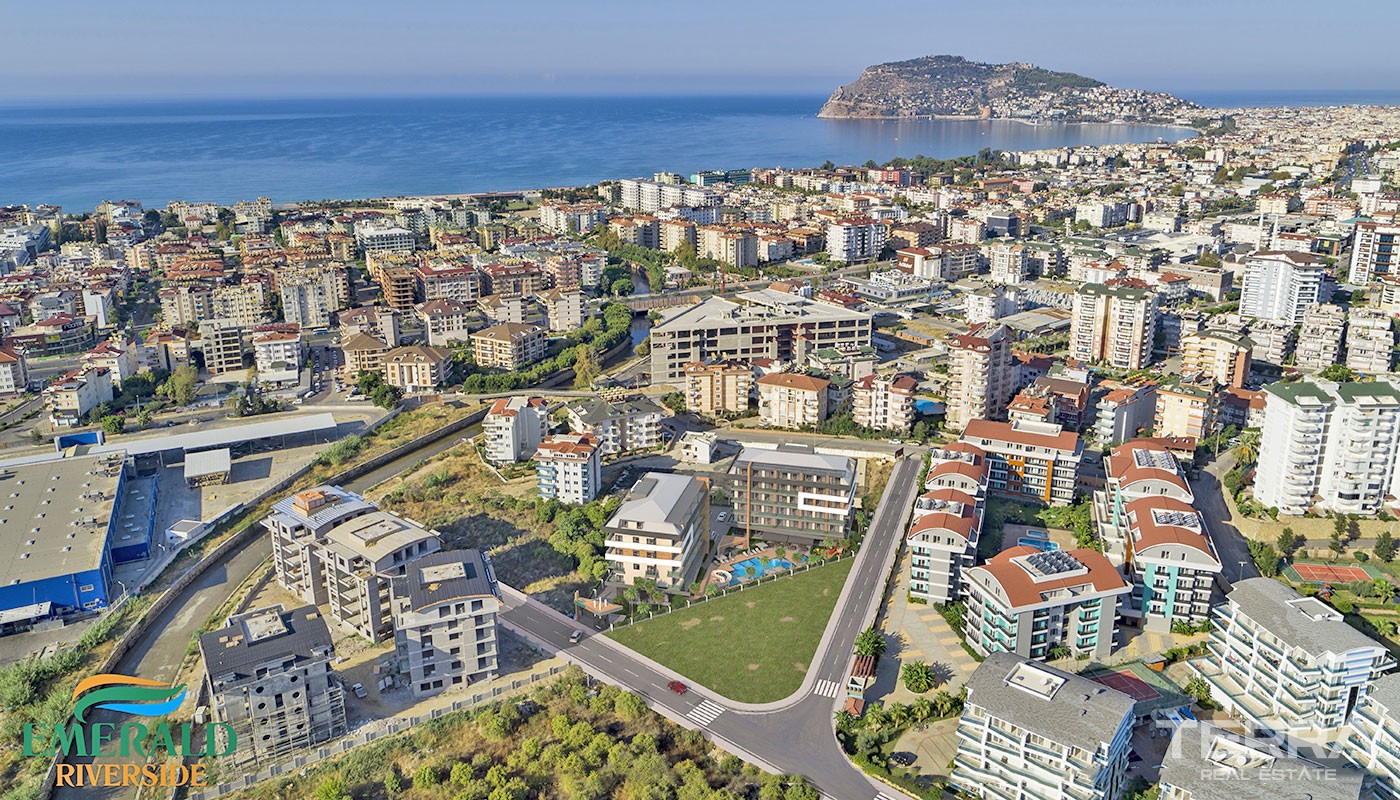 Emerald Riverside — Apartments for Sale in Alanya, Oba, Turkey - 17165