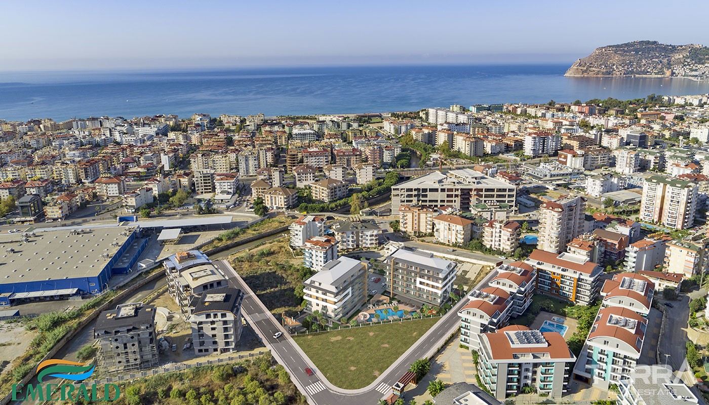 Emerald Riverside — Apartments for Sale in Alanya, Oba, Turkey - 17166
