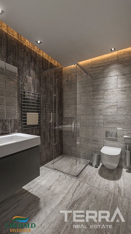 Emerald Riverside — Apartments for Sale in Alanya, Oba, Turkey - 17186