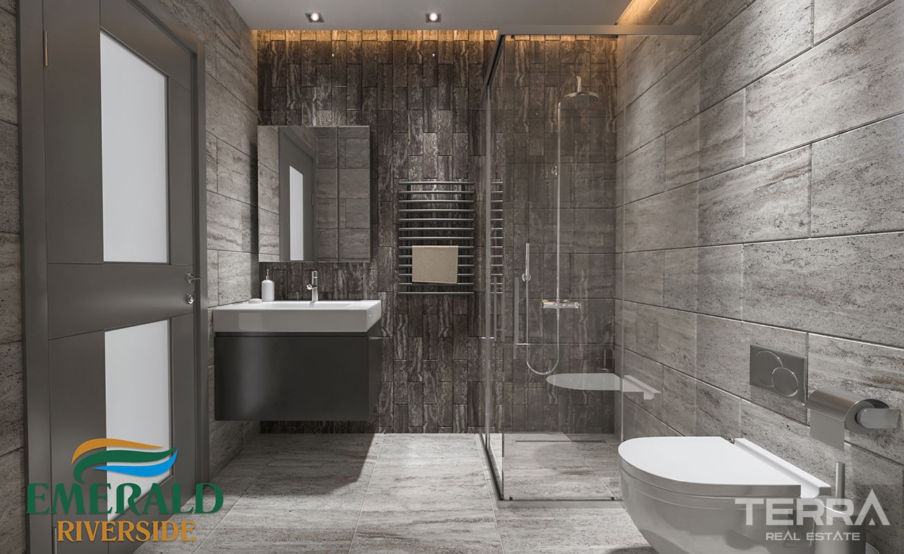 Emerald Riverside — Apartments for Sale in Alanya, Oba, Turkey - 17187