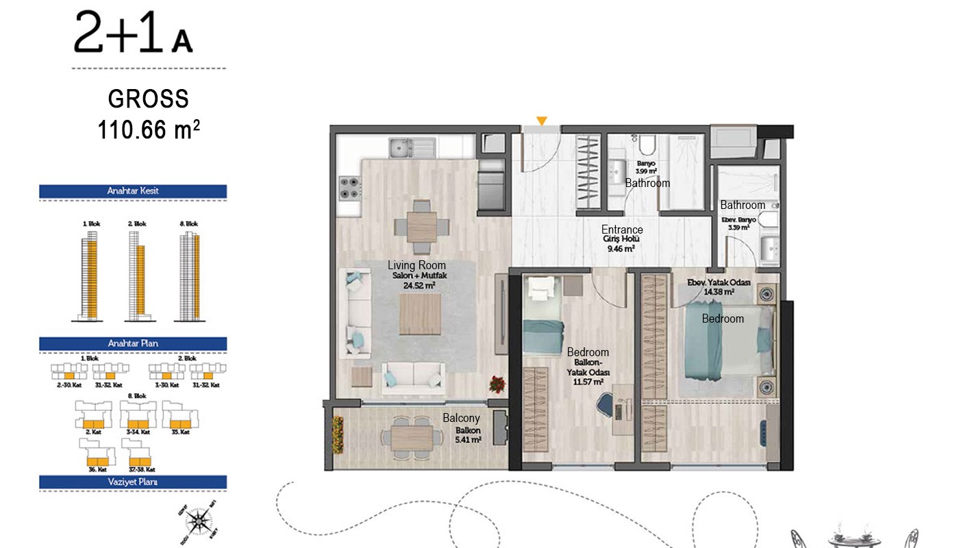High-quality Istanbul Apartments with Stunning Architecture - 17143